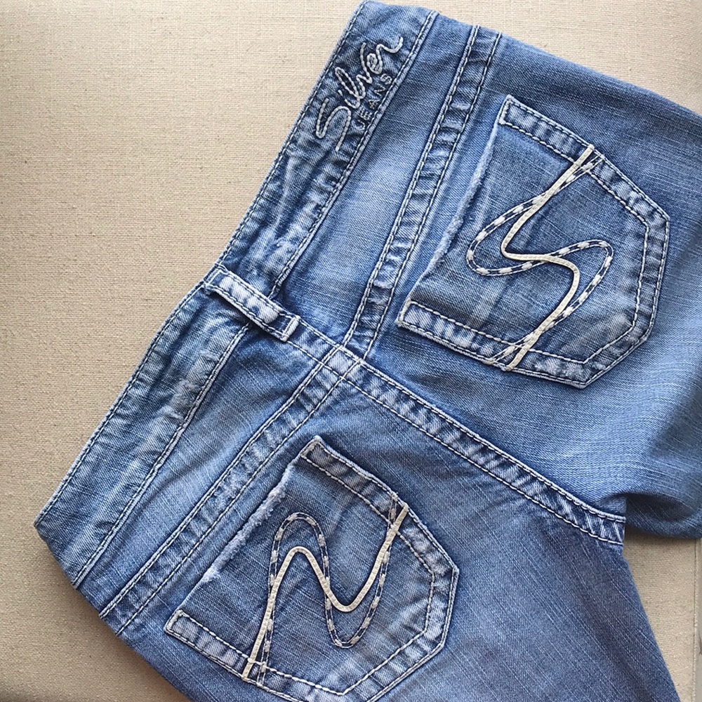 👖Silver Jeans Frances Capri💿